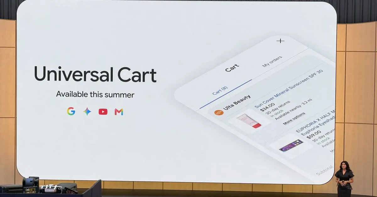 Google lance Universal Cart pour centraliser les achats en ligne