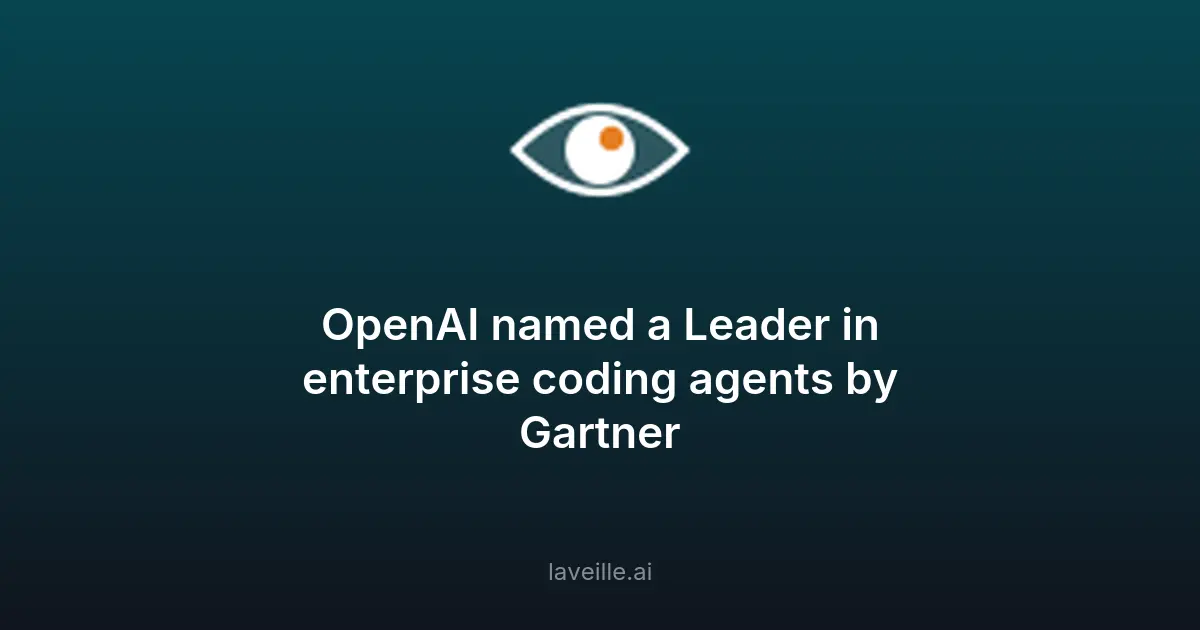 OpenAI leader dans les agents de codage IA selon Gartner