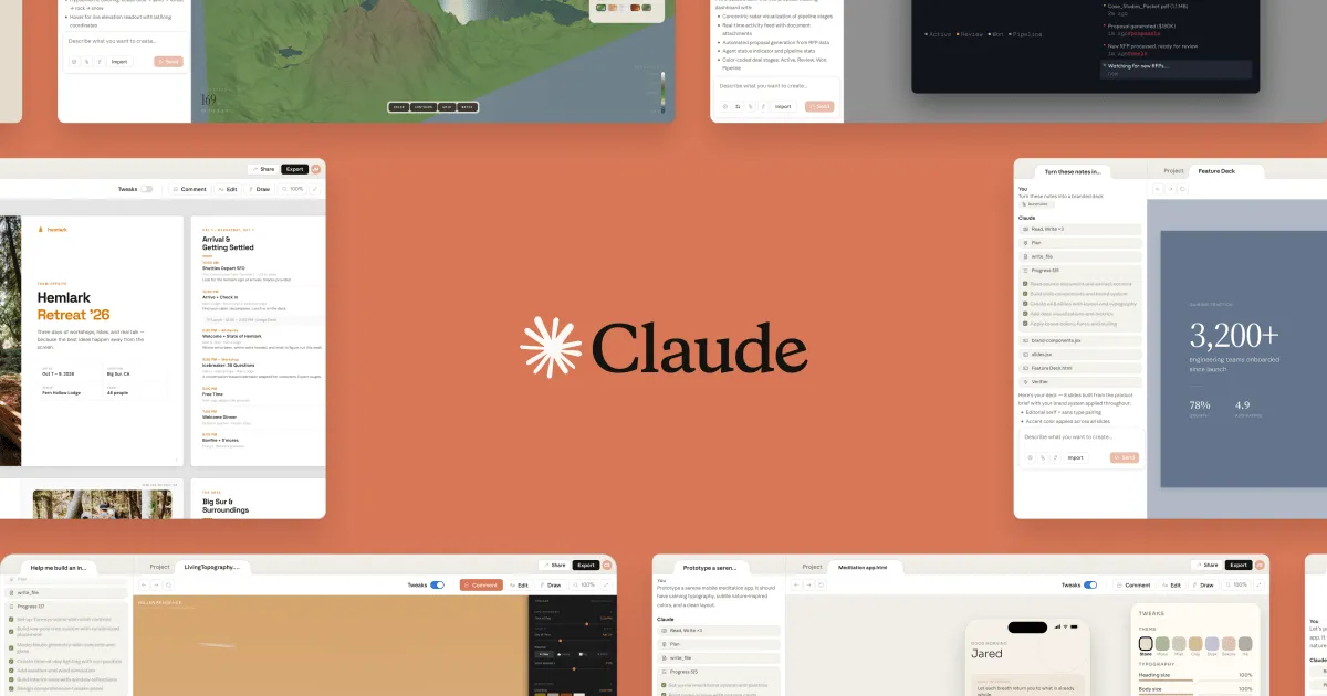 Anthropic dévoile Claude Design pour créer des visuels rapidement